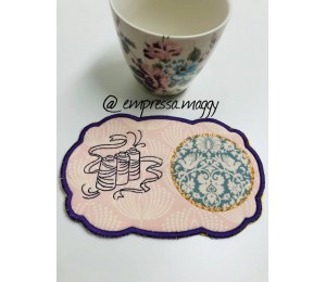 Stickserie ITH - Mug Rugs Decorative Sewing